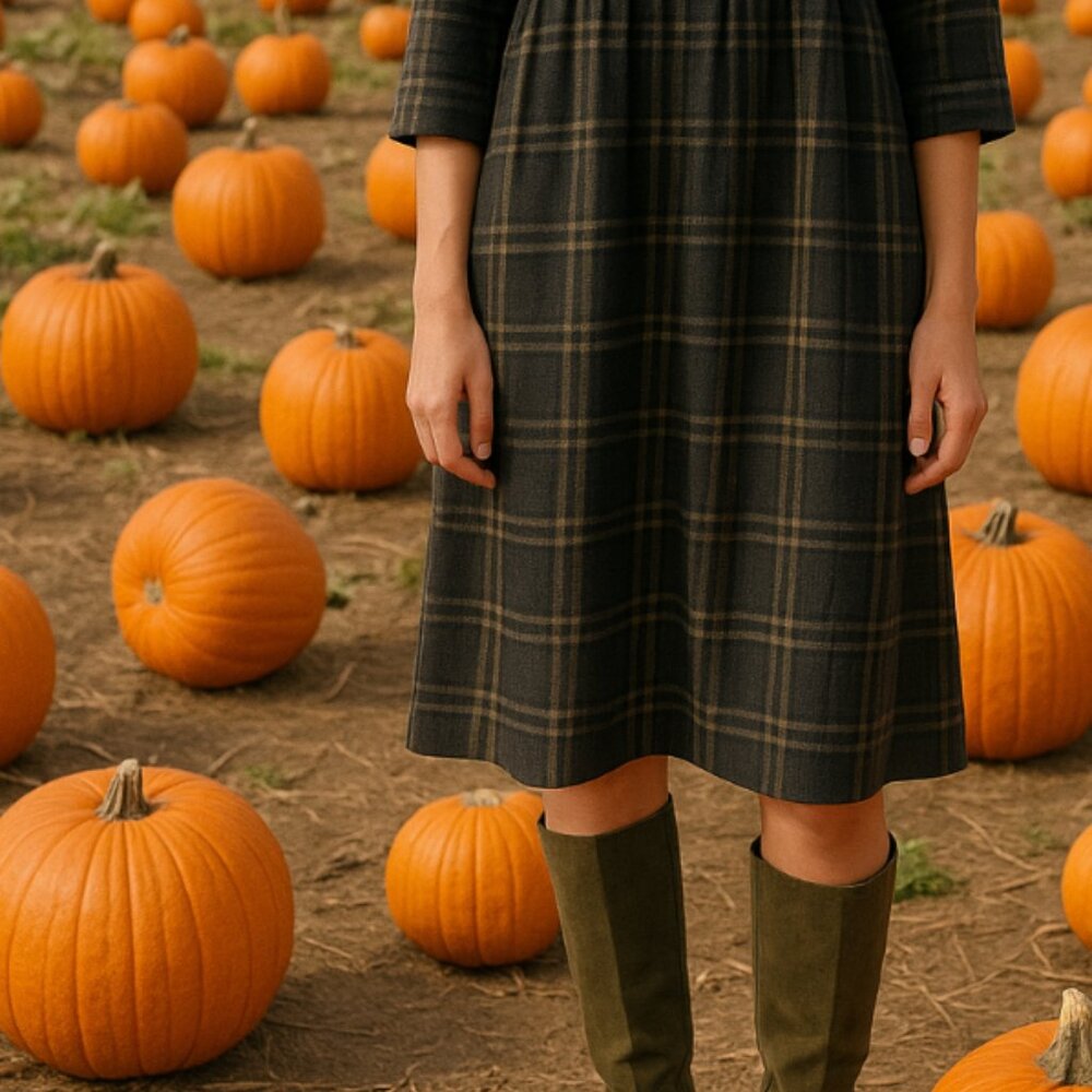 #333 MTS PLAID DRESS - Picture 2 of 7